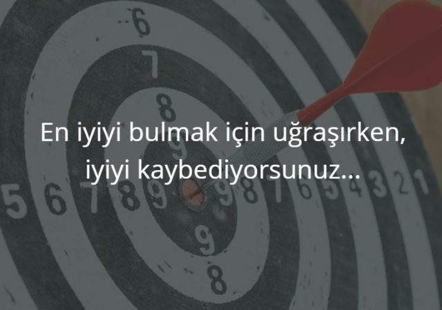 Mükemmeliyetçi Olmak