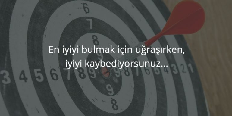 Mükemmeliyetçi Olmak